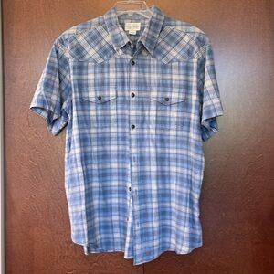 Lucky Brand Blue Plaid Shirt